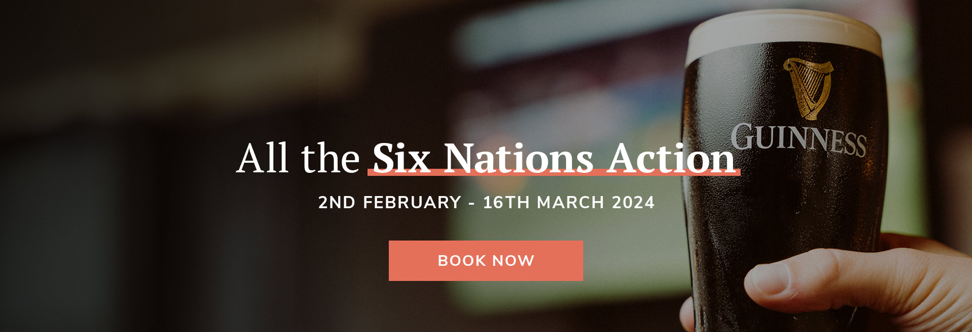 Rugby Six Nations 2024 at The Woodstock Arms