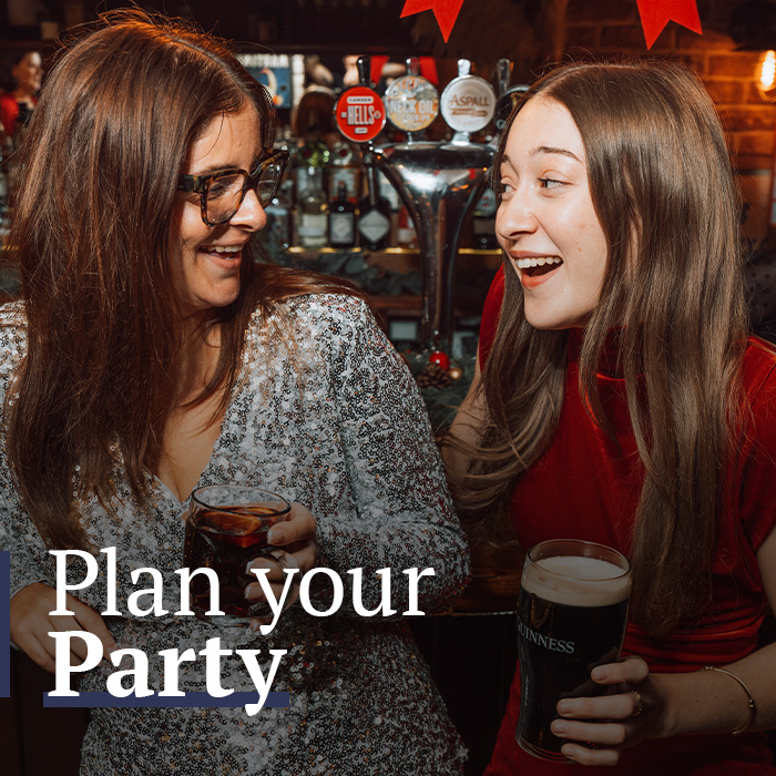 Make a group booking. Christmas at The Woodstock Arms in Manchester