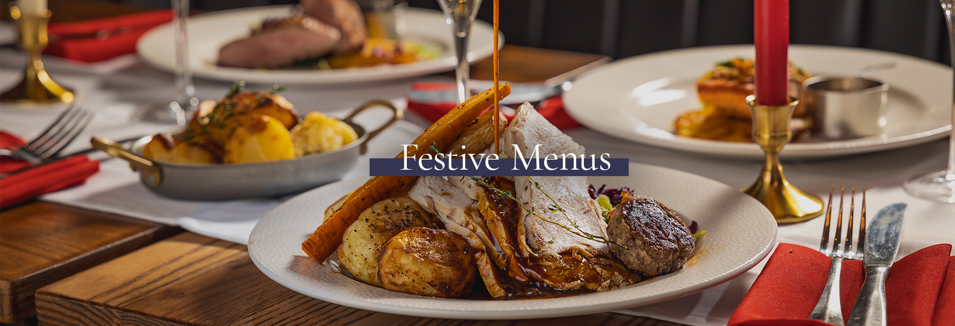 Festive Christmas Menu at The Woodstock Arms